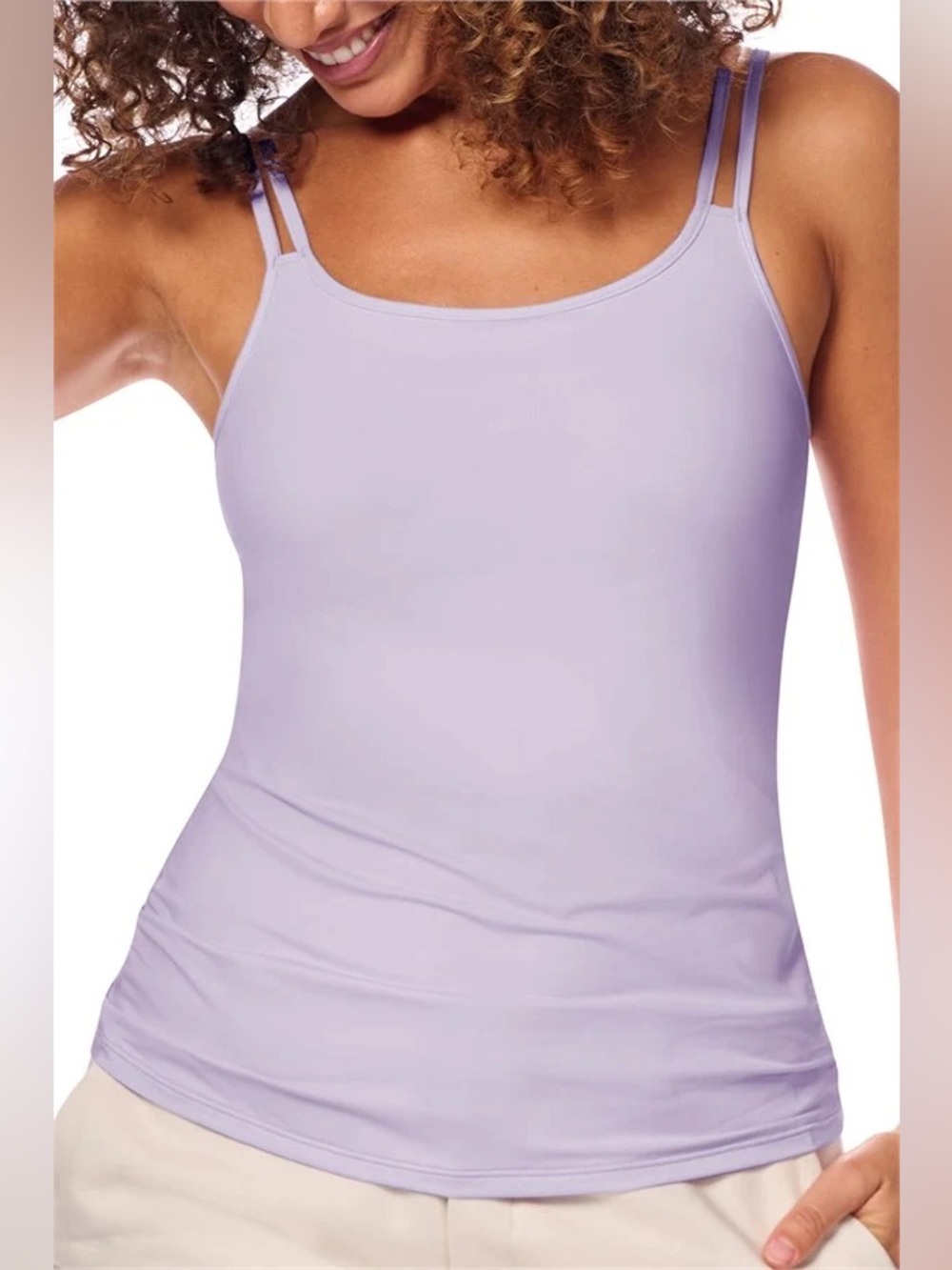 Amoena Valletta Mastectomy Top In Lavender Size 10